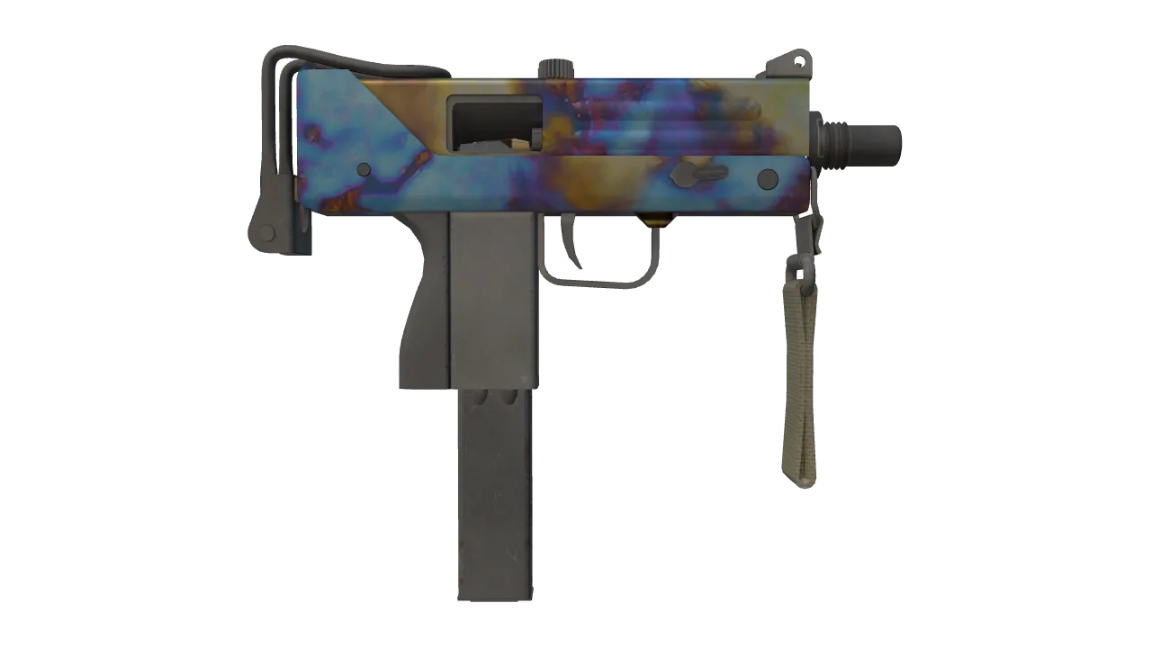 MAC-10 | Case Hardened seed #792, back