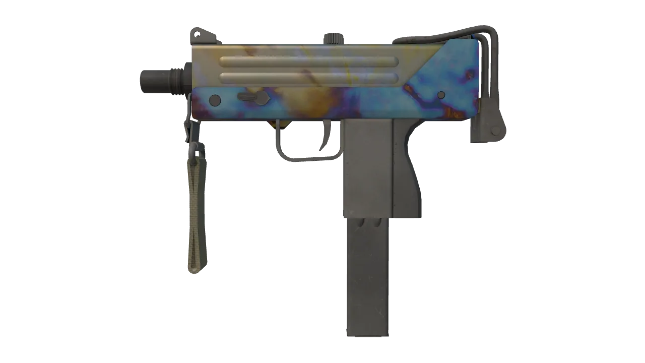MAC-10 | Case Hardened seed #792, front
