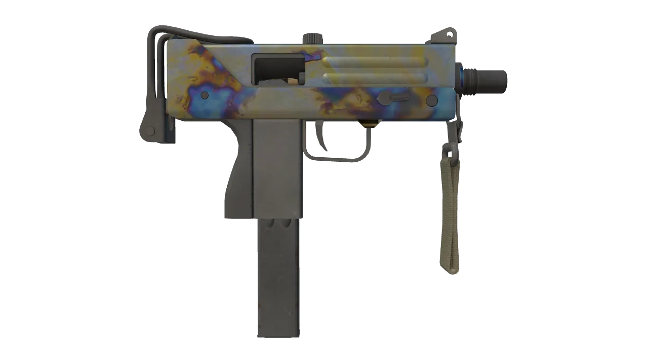MAC-10 | Case Hardened seed #793, back