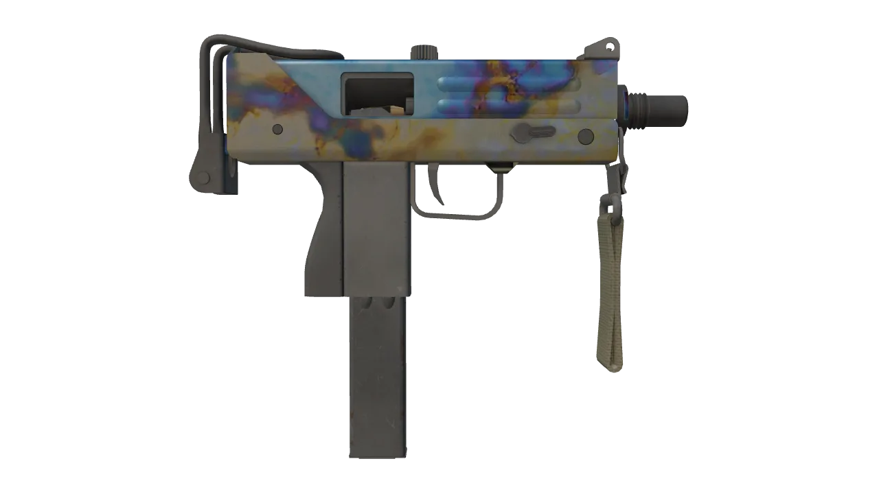 MAC-10 | Case Hardened seed #80, back