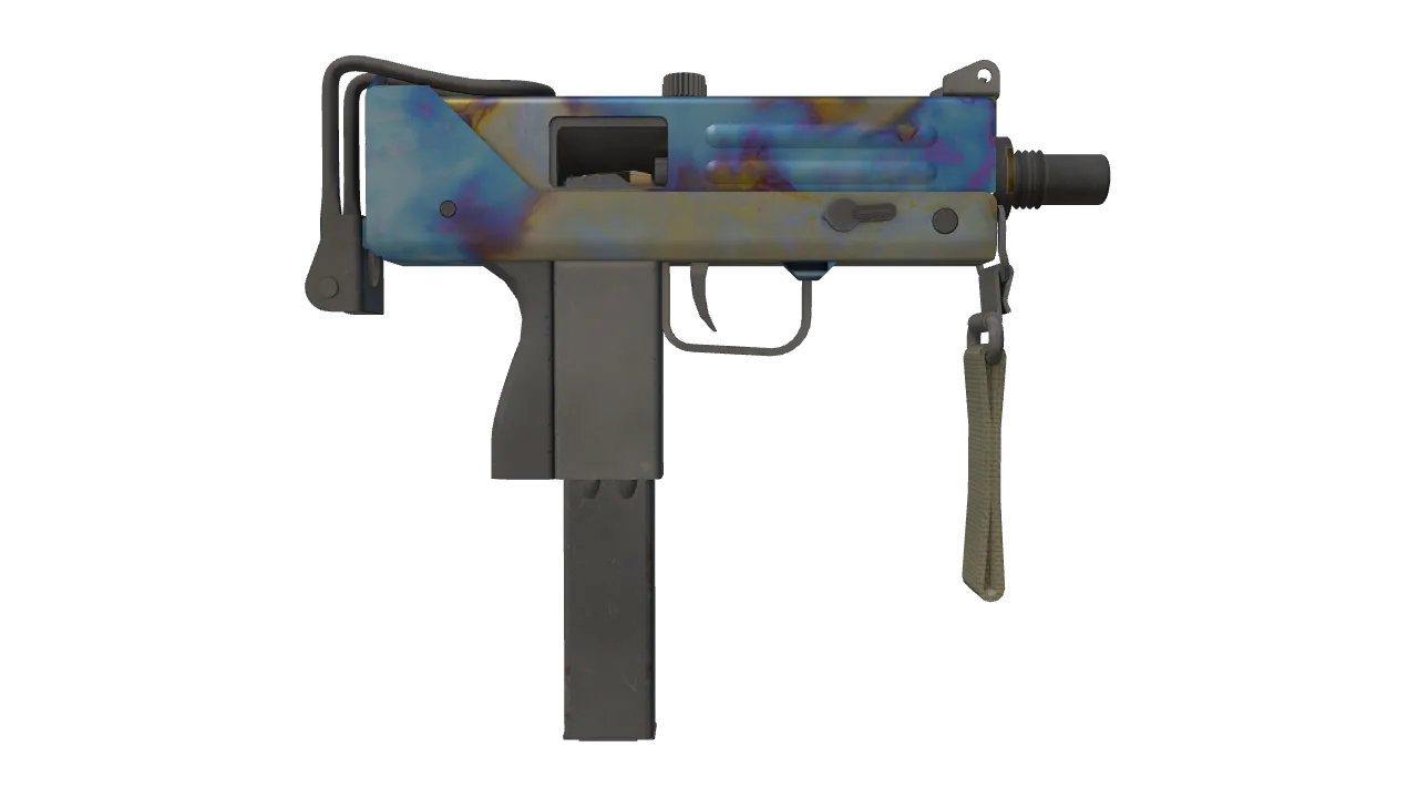 MAC-10 | Case Hardened seed #804, back