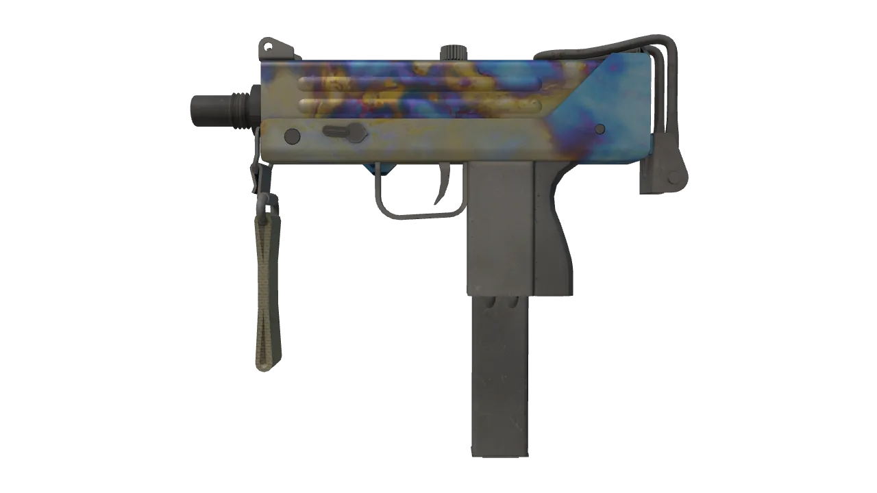 MAC-10 | Case Hardened seed #804, front