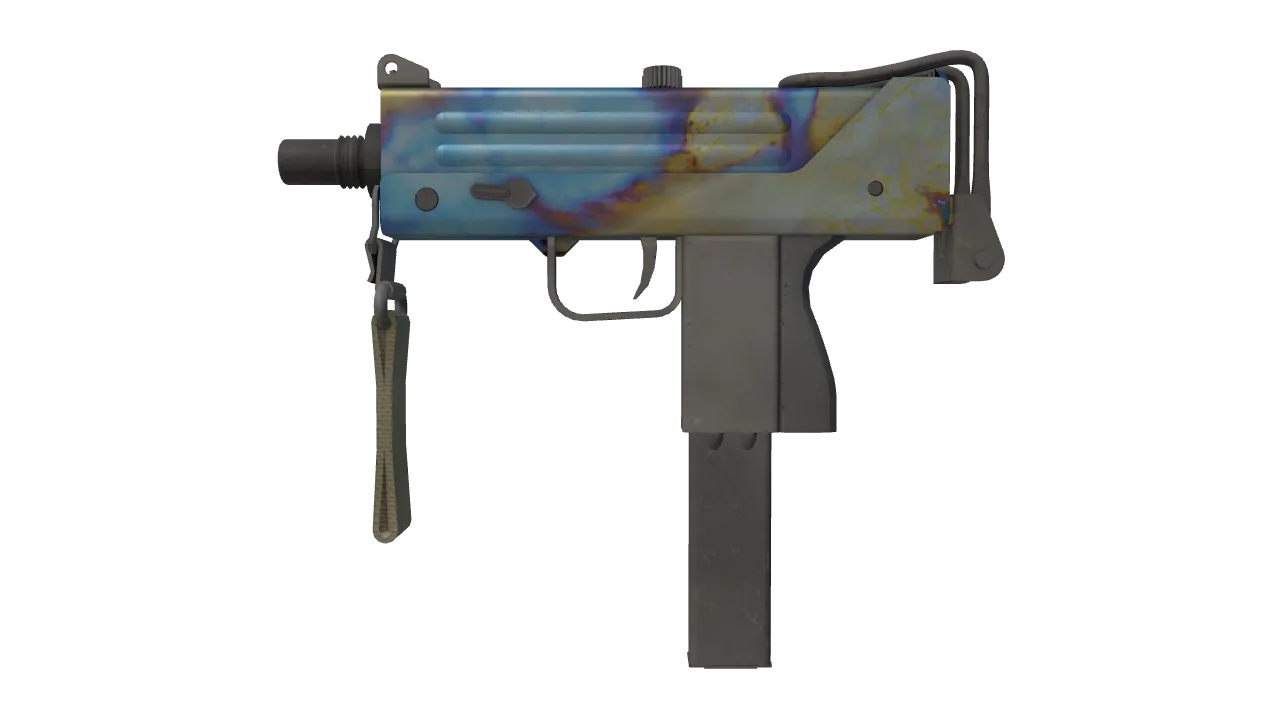MAC-10 | Case Hardened seed #808, front