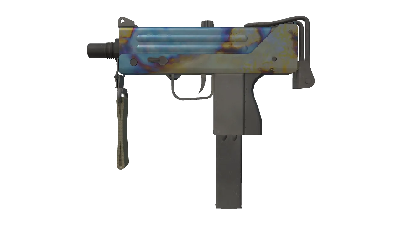 MAC-10 | Case Hardened seed #811, front