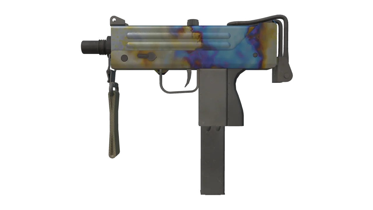 MAC-10 | Case Hardened seed #819, front