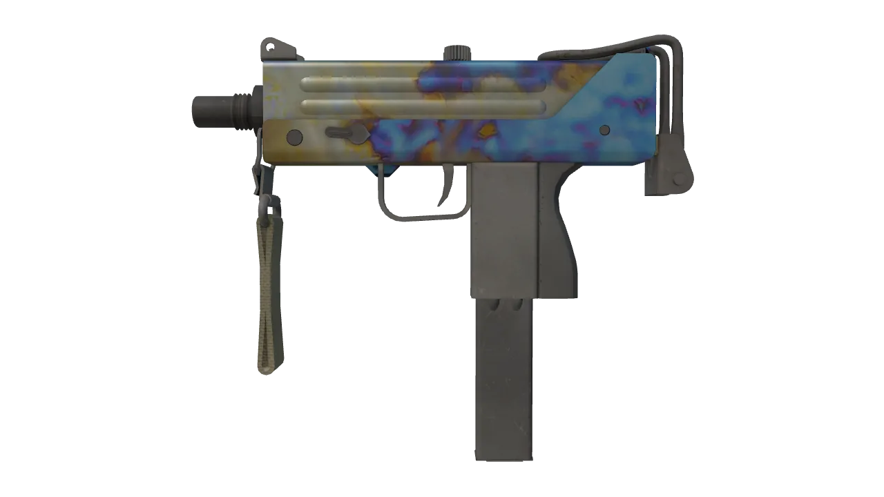 MAC-10 | Case Hardened seed #830, front
