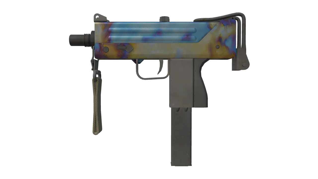 MAC-10 | Case Hardened seed #831, front