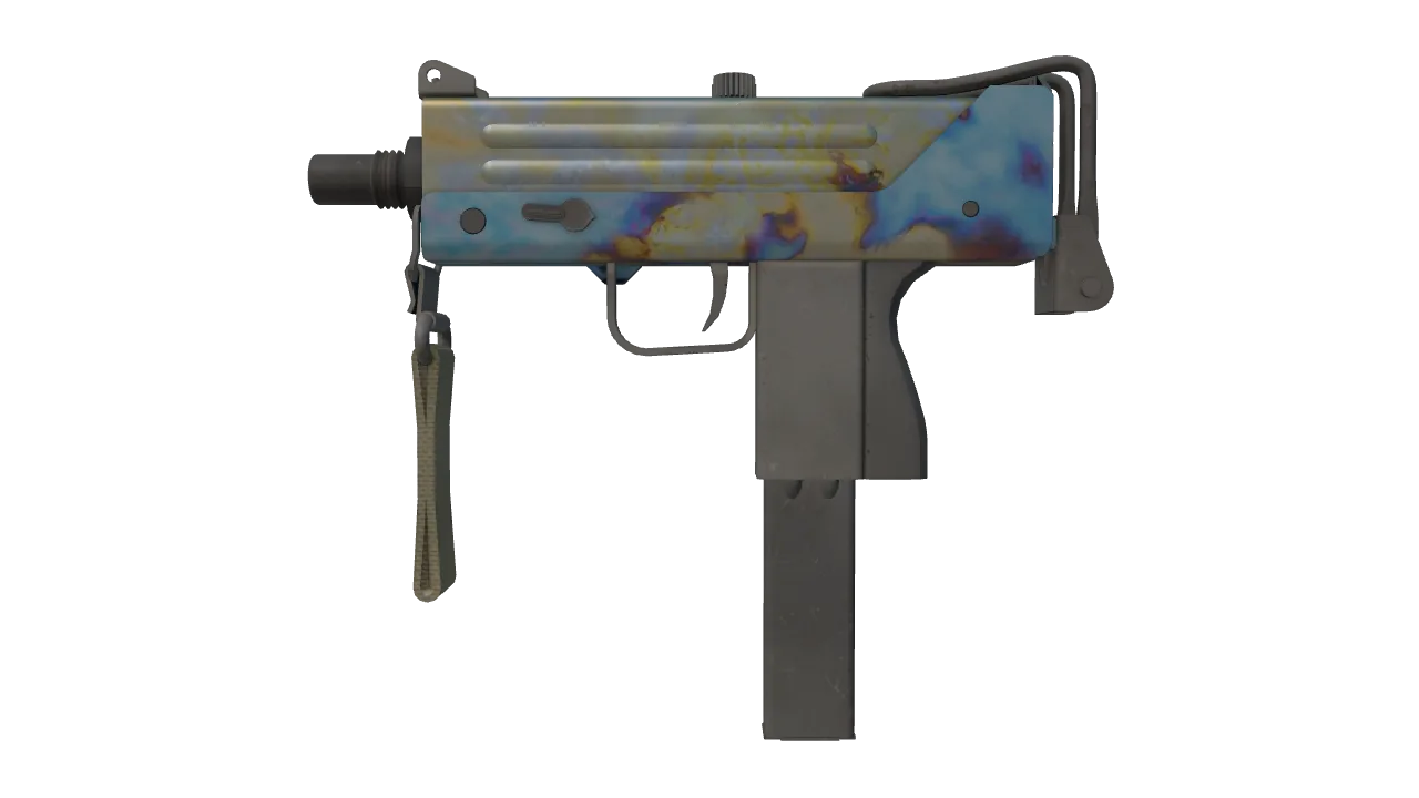 MAC-10 | Case Hardened seed #839, front