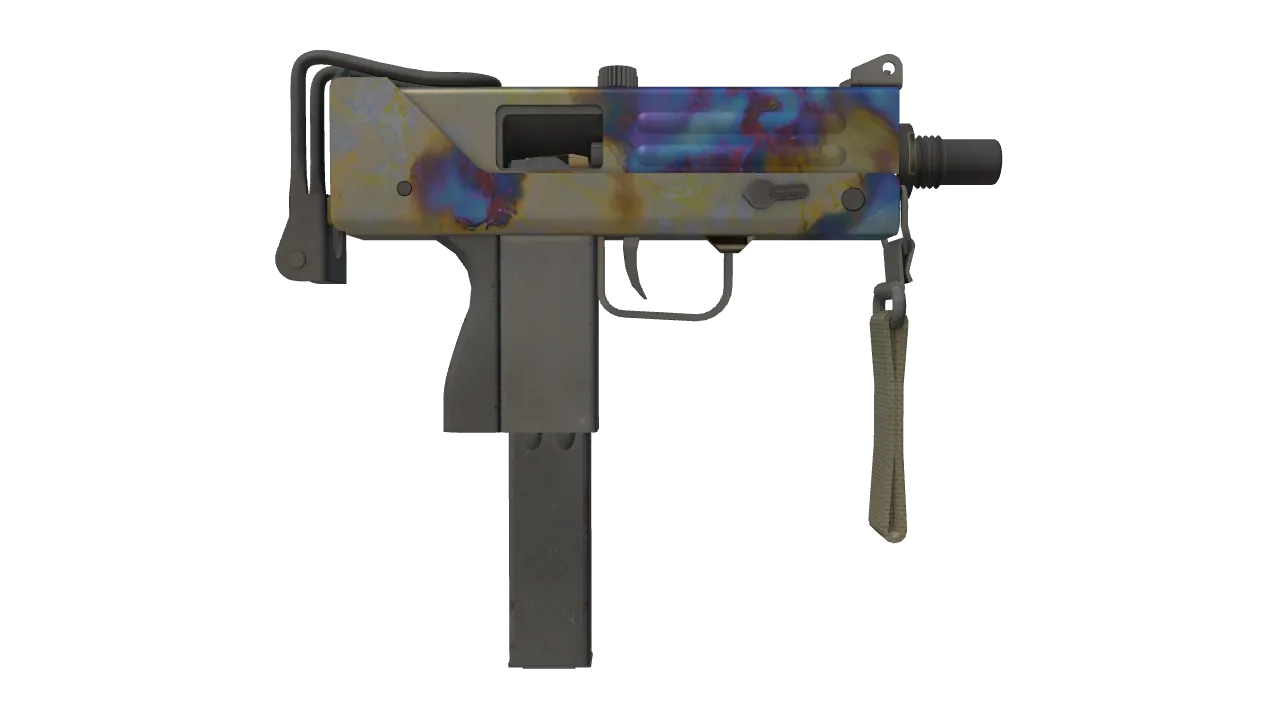 MAC-10 | Case Hardened seed #847, back