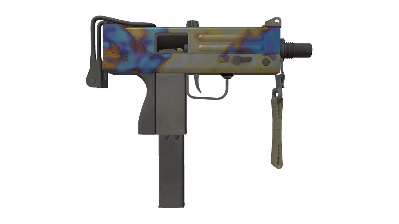 MAC-10 | Case Hardened seed #859, back