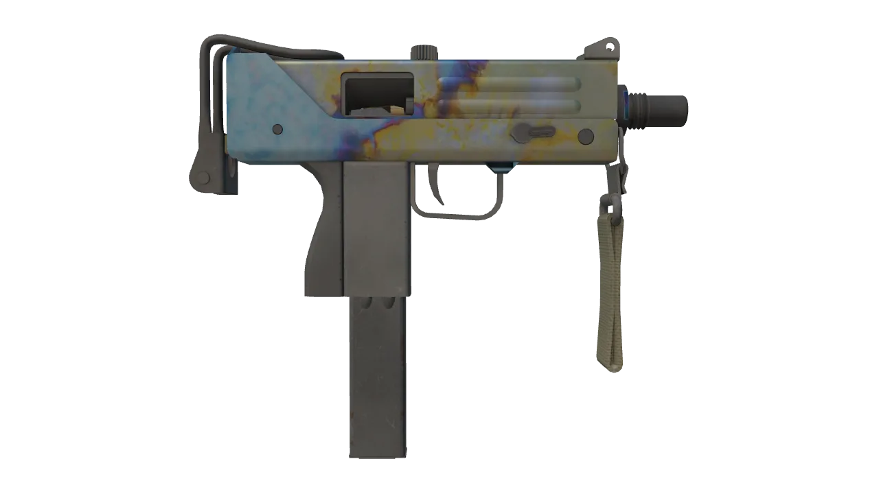 MAC-10 | Case Hardened seed #867, back