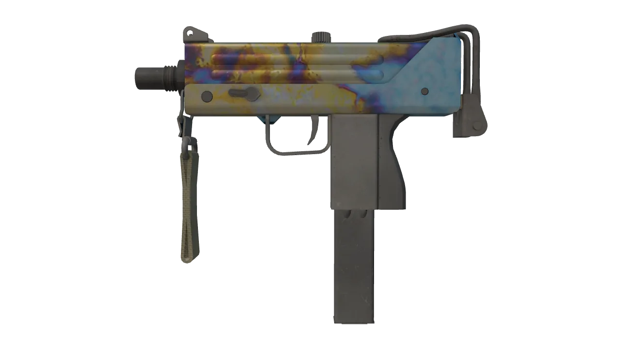 MAC-10 | Case Hardened seed #867, front