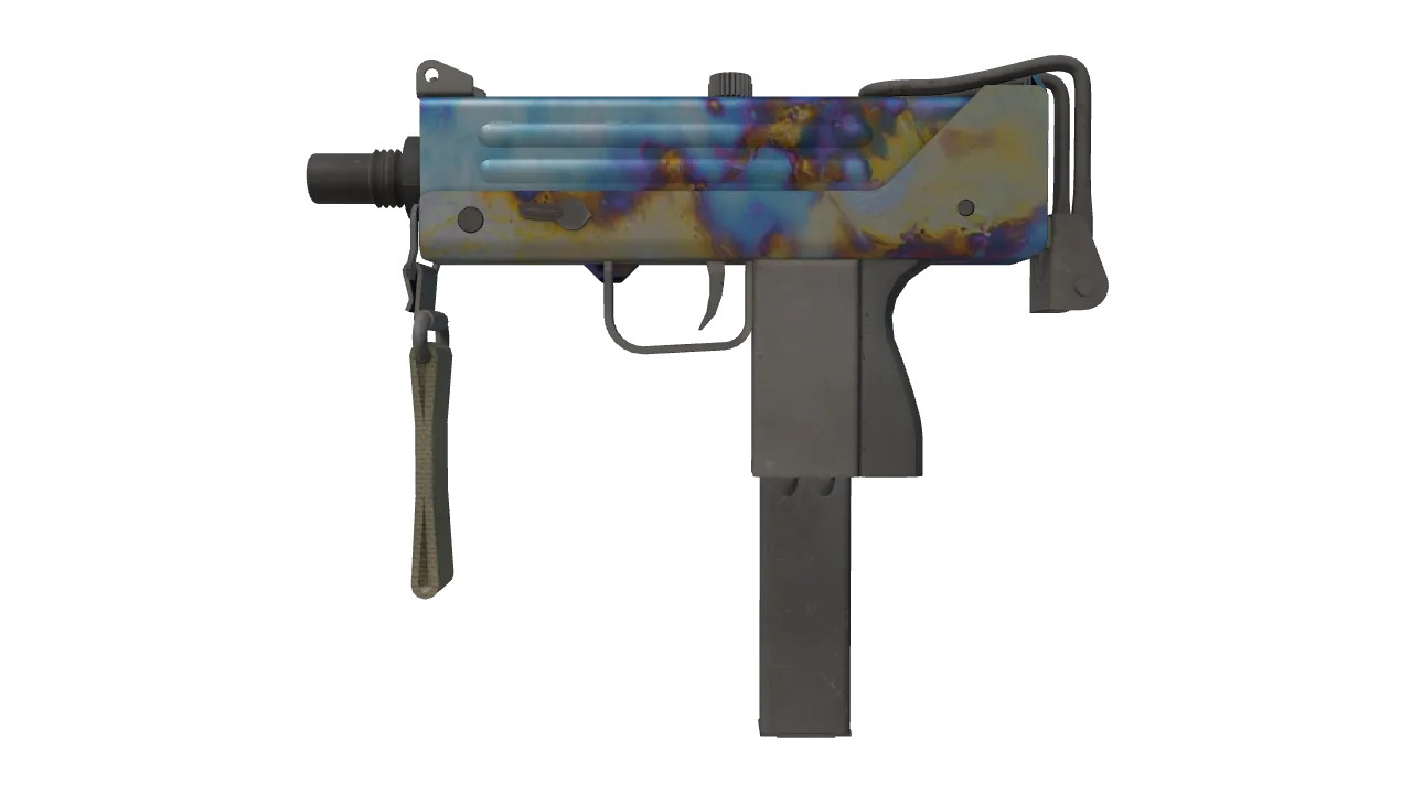 MAC-10 | Case Hardened seed #871, front