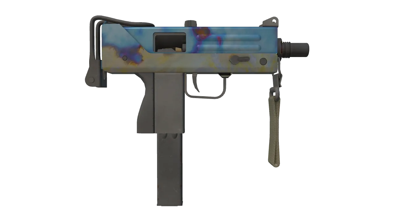 MAC-10 | Case Hardened seed #873, back