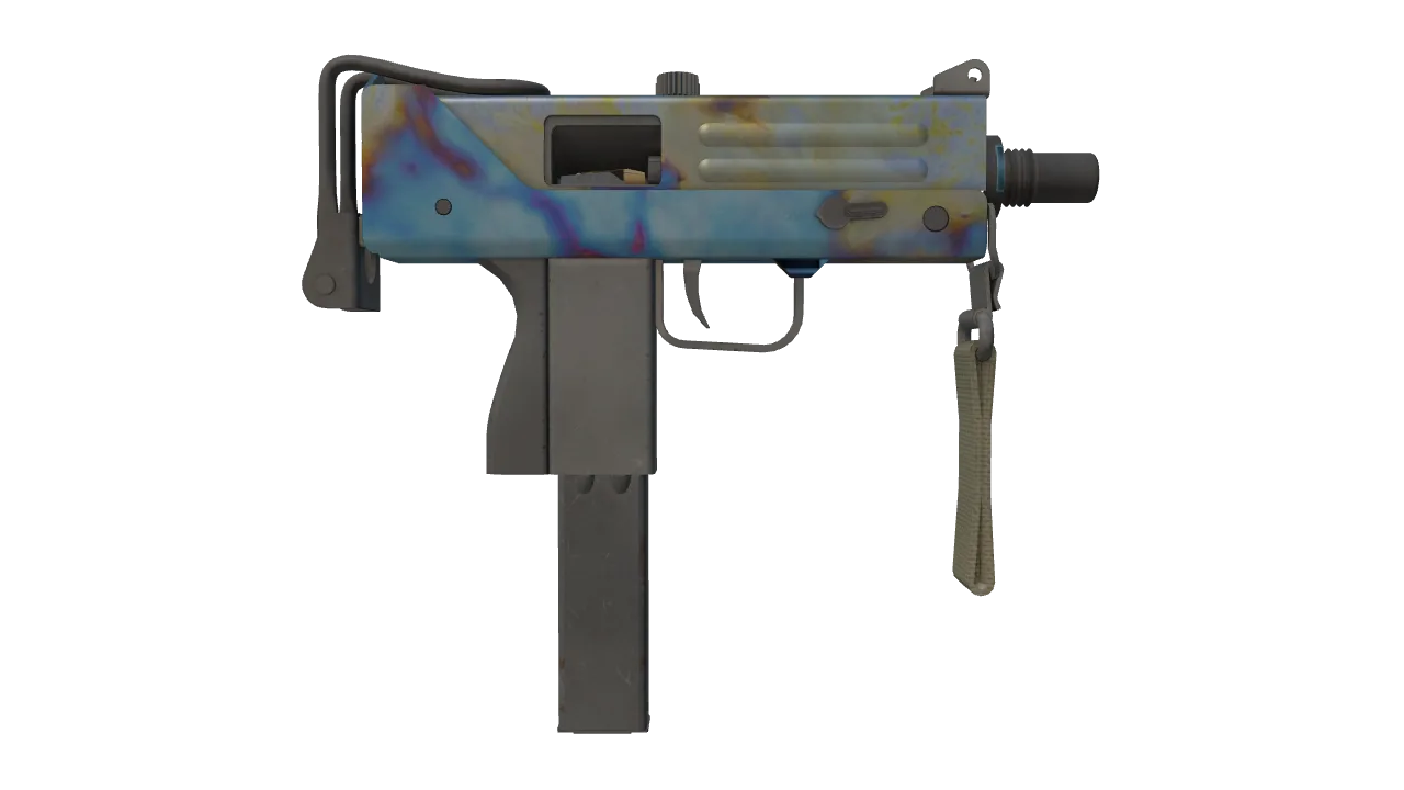 MAC-10 | Case Hardened seed #880, back