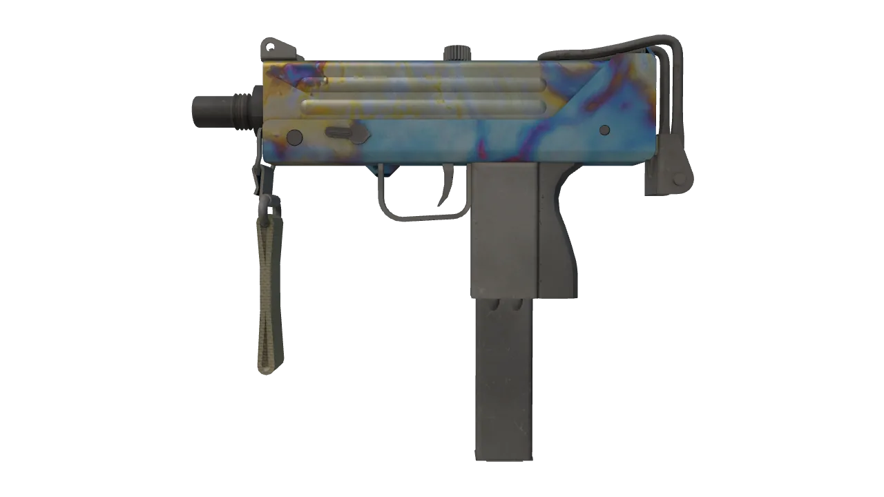 MAC-10 | Case Hardened seed #880, front
