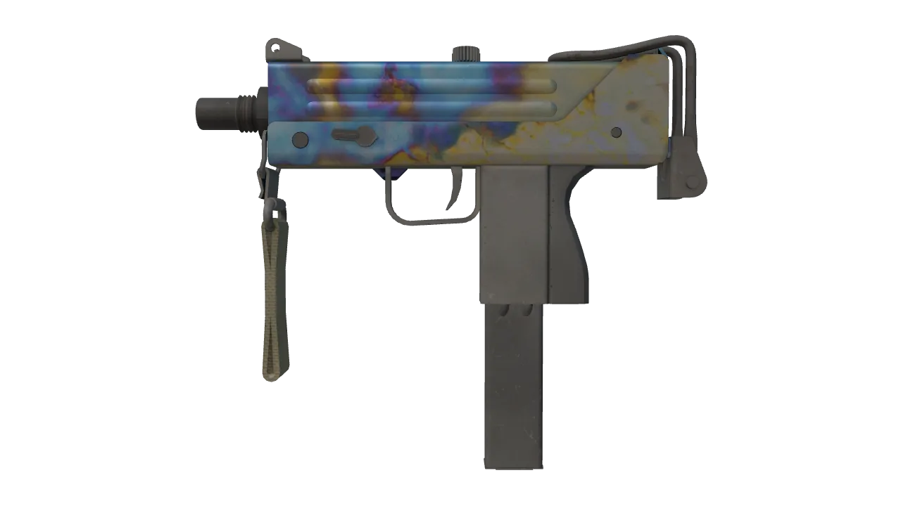 MAC-10 | Case Hardened seed #881, front