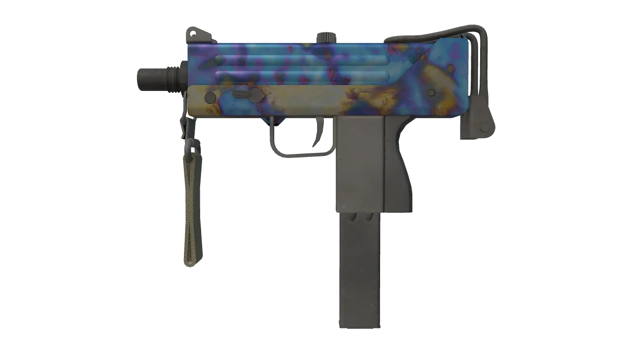 MAC-10 | Case Hardened seed #890, front