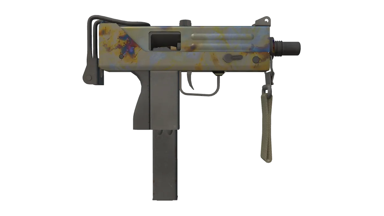MAC-10 | Case Hardened seed #897, back