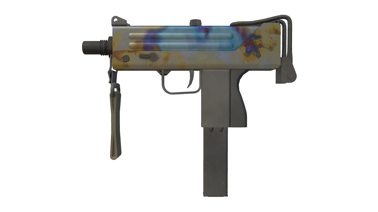 MAC-10 | Case Hardened seed #897, front