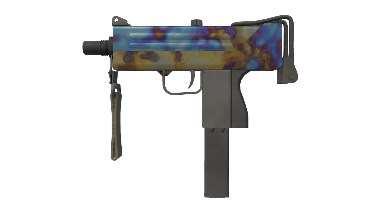 MAC-10 | Case Hardened seed #904, front