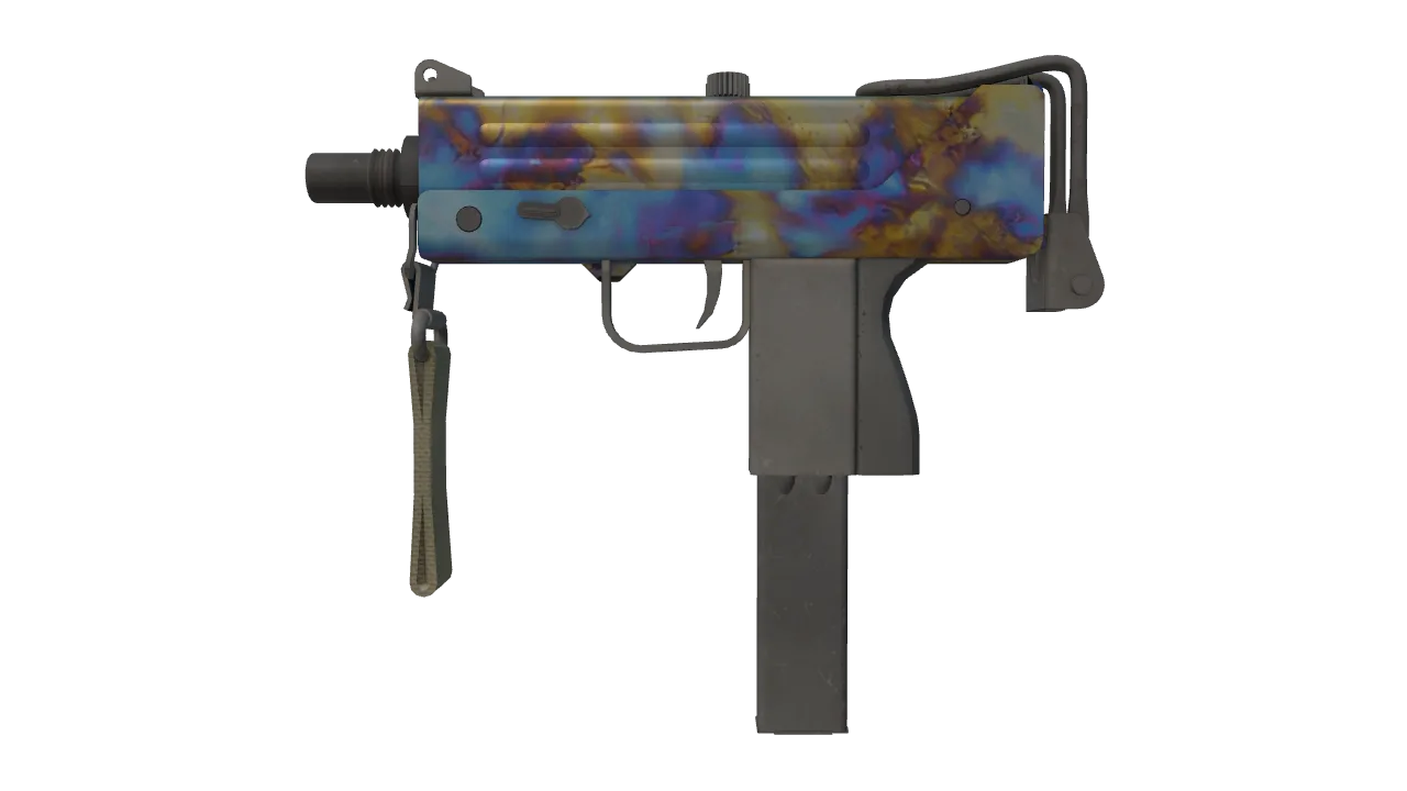 MAC-10 | Case Hardened seed #913, front