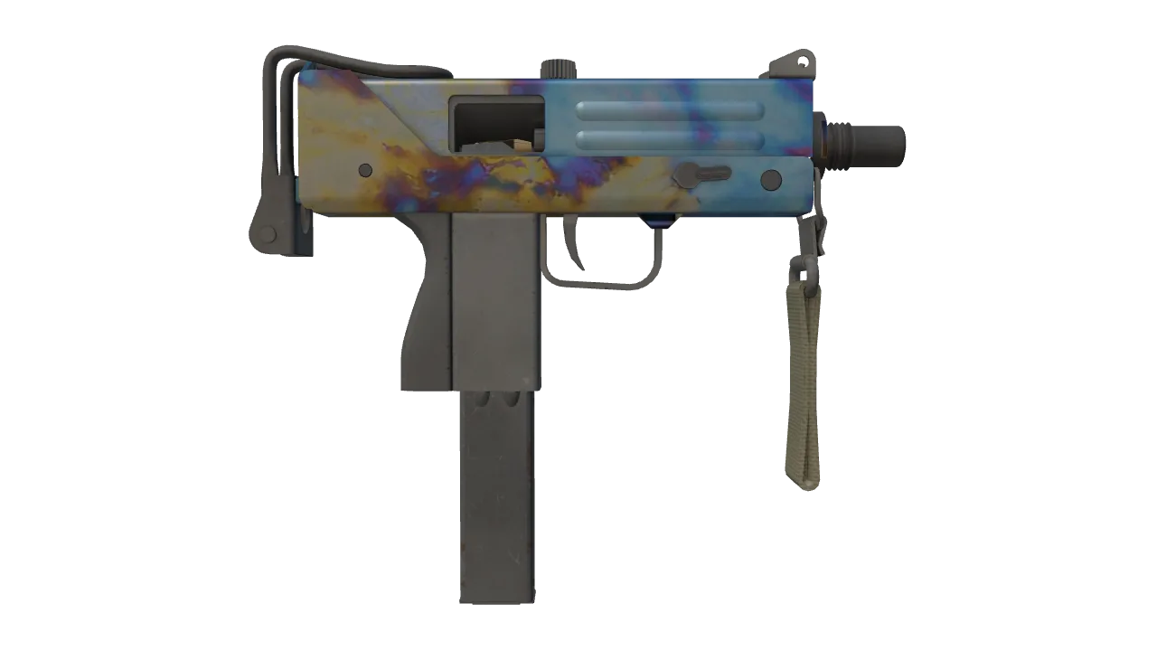 MAC-10 | Case Hardened seed #919, back