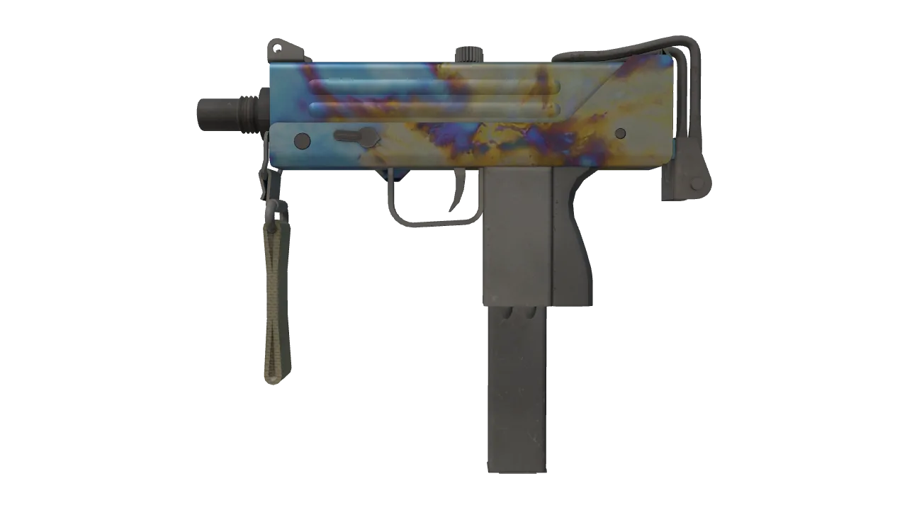 MAC-10 | Case Hardened seed #919, front