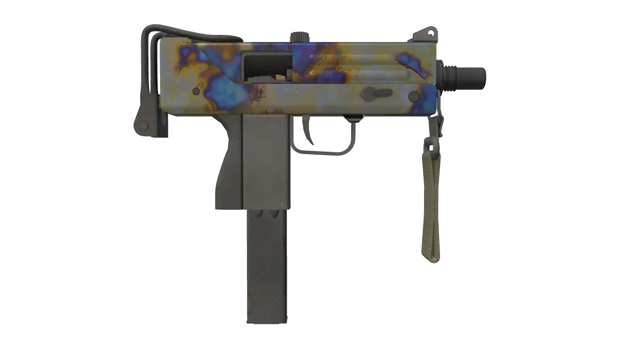 MAC-10 | Case Hardened seed #922, back