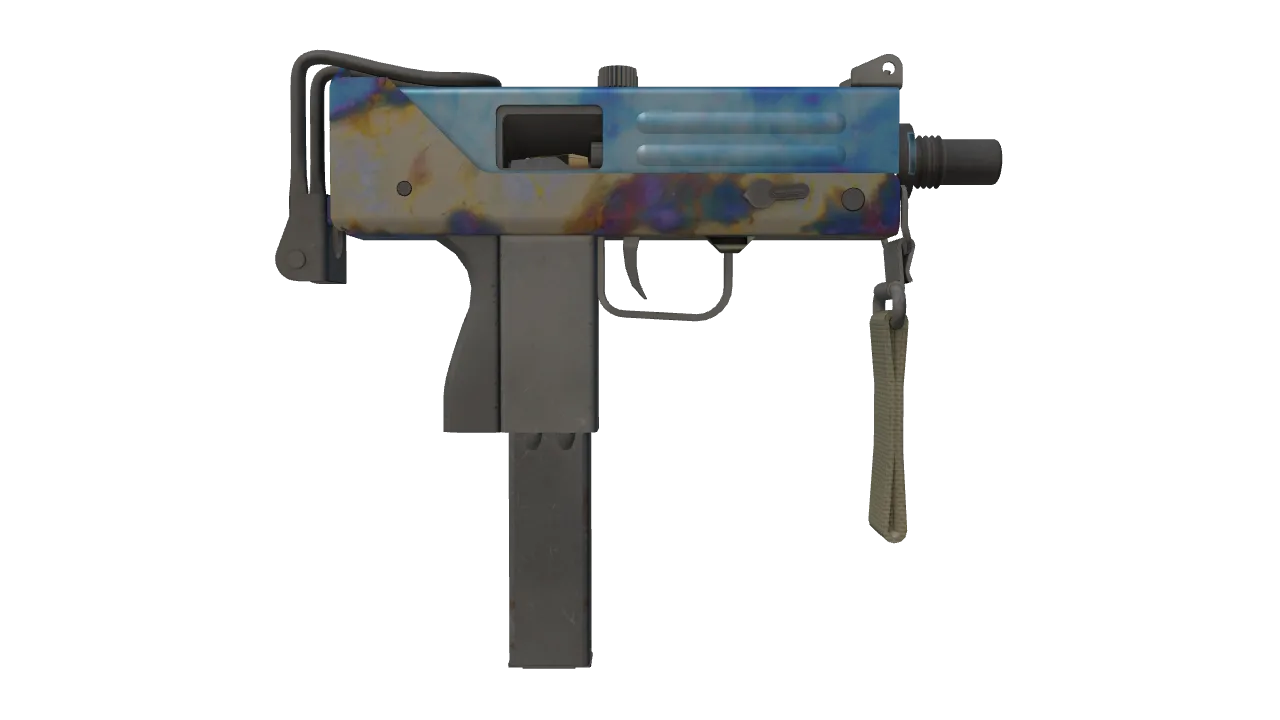 MAC-10 | Case Hardened seed #923, back