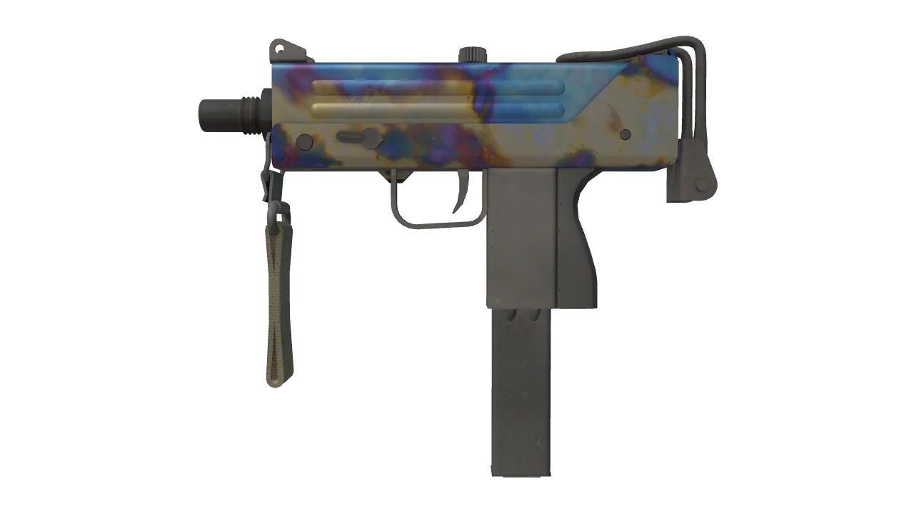 MAC-10 | Case Hardened seed #923, front
