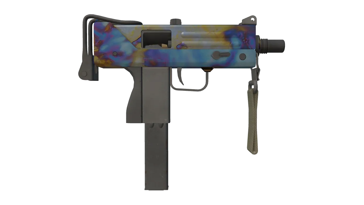 MAC-10 | Case Hardened seed #928, back