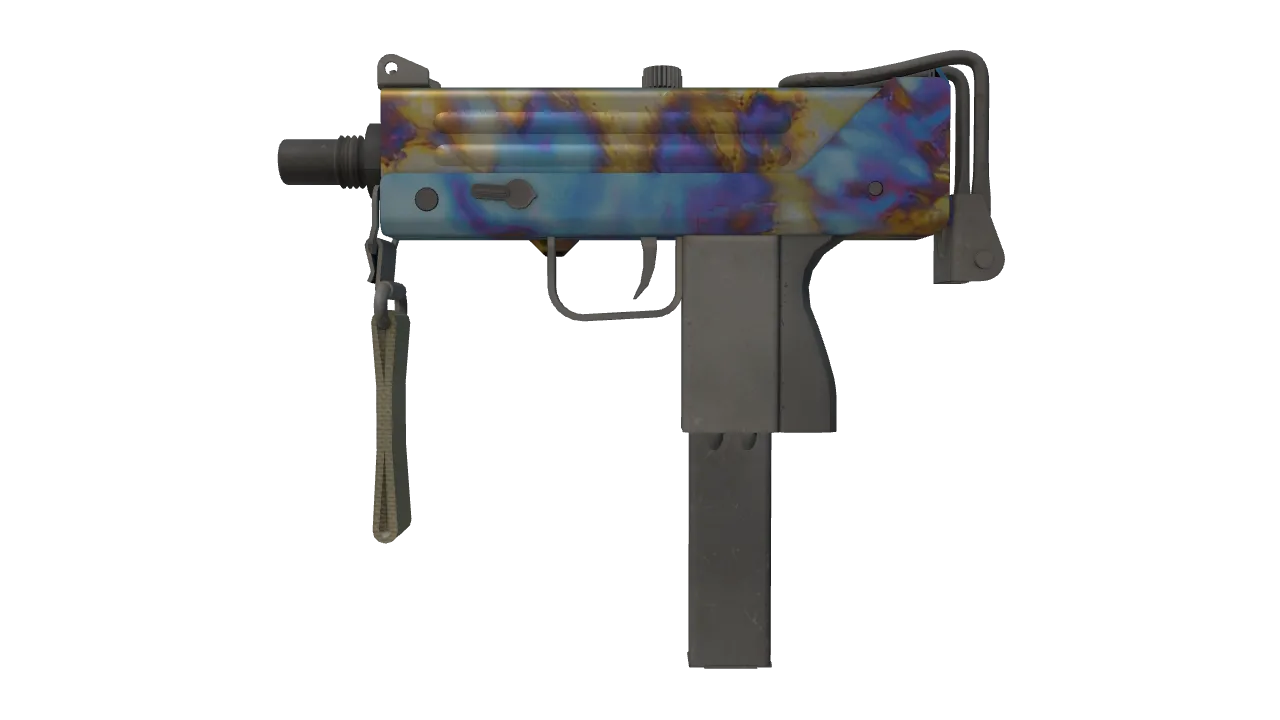 MAC-10 | Case Hardened seed #928, front