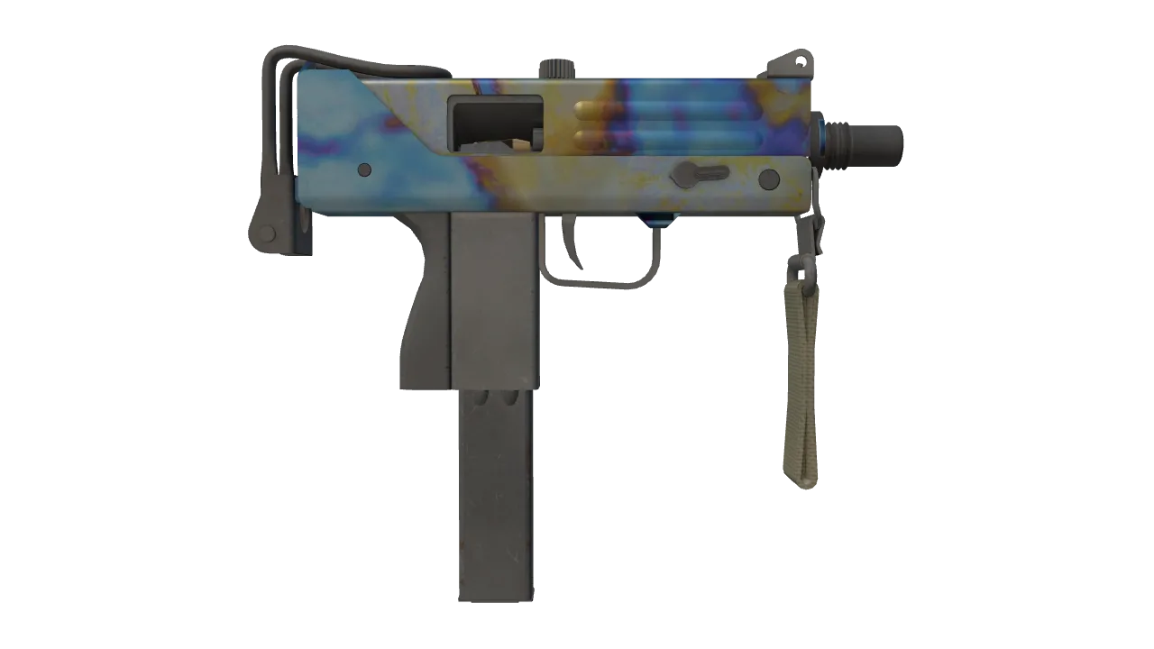 MAC-10 | Case Hardened seed #931, back