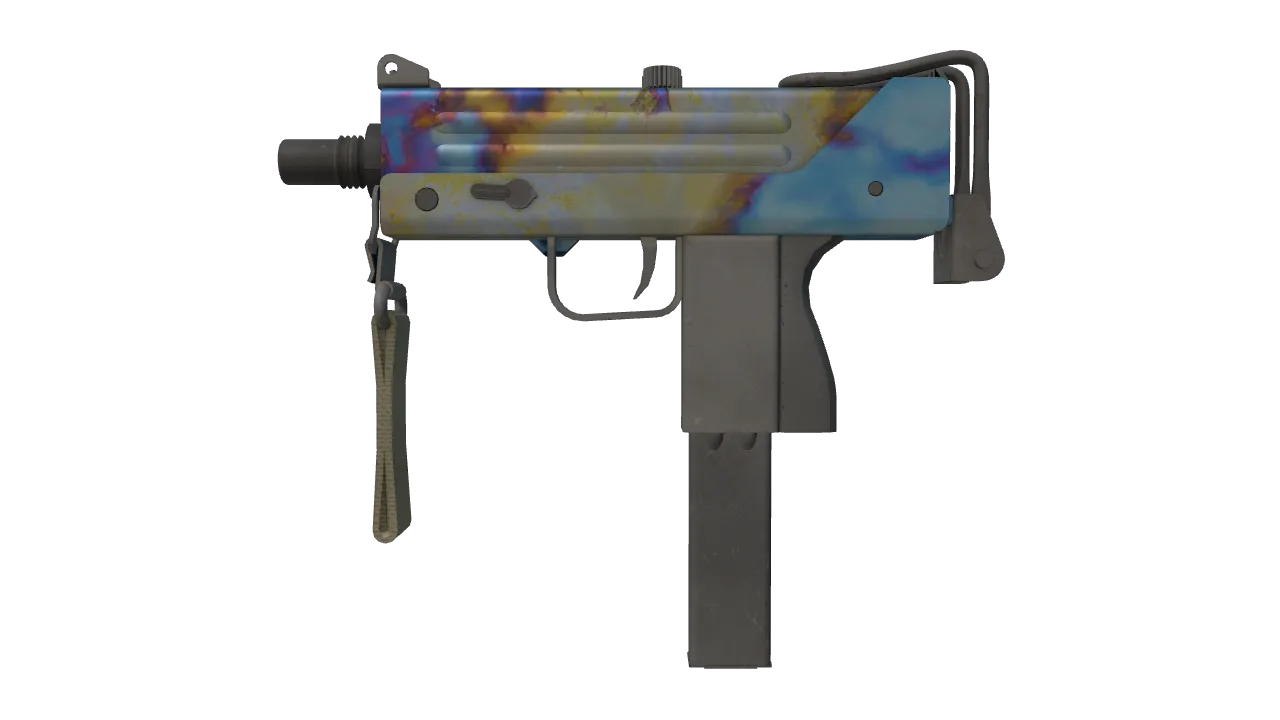 MAC-10 | Case Hardened seed #931, front