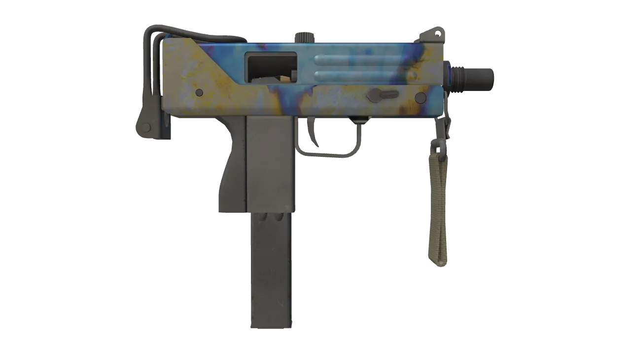 MAC-10 | Case Hardened seed #933, back