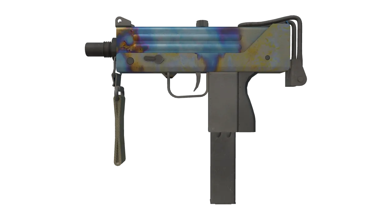 MAC-10 | Case Hardened seed #933, front