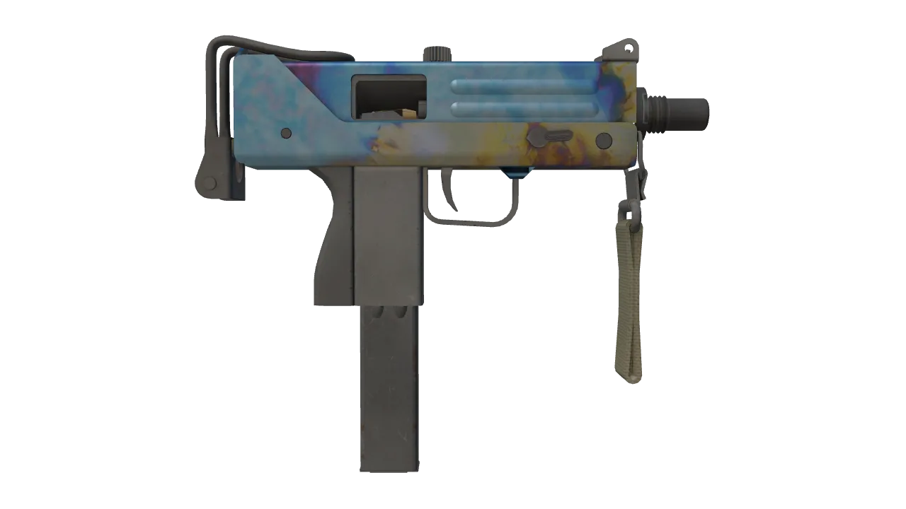 MAC-10 | Case Hardened seed #95, back