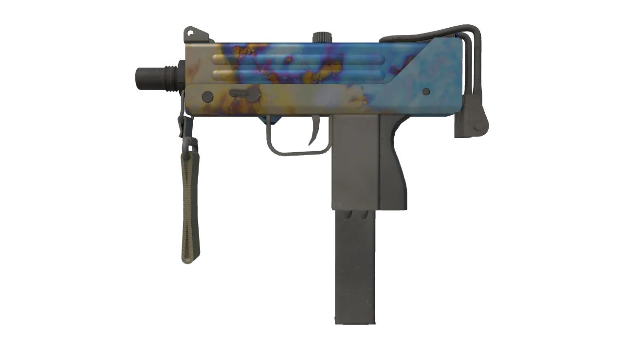 MAC-10 | Case Hardened seed #95, front