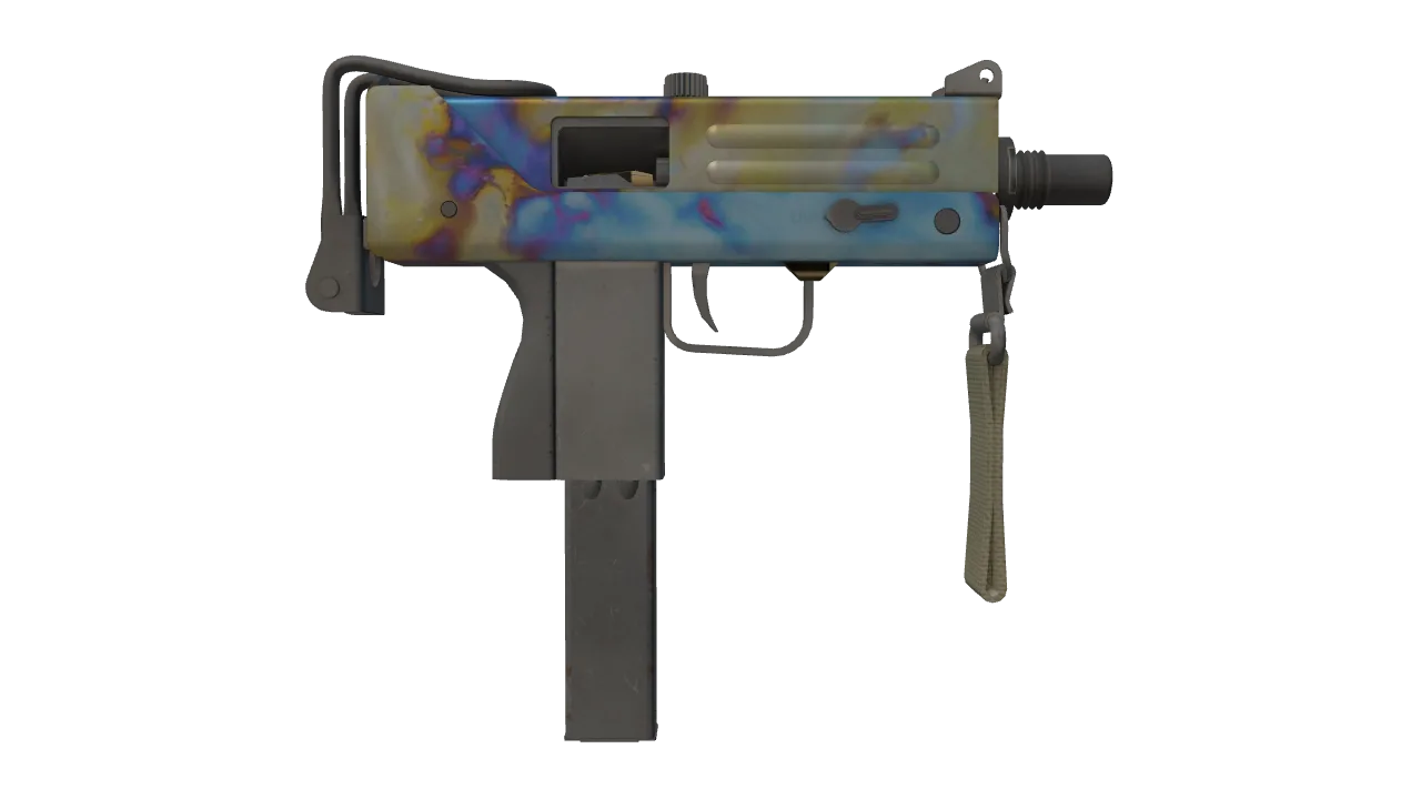 MAC-10 | Case Hardened seed #958, back