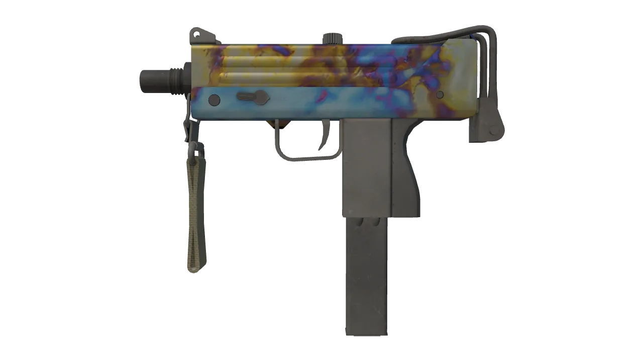 MAC-10 | Case Hardened seed #958, front