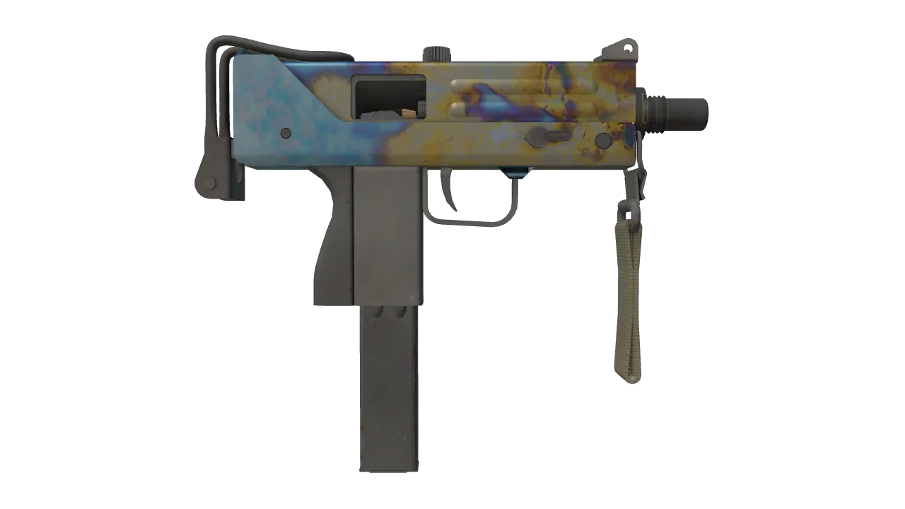 MAC-10 | Case Hardened seed #959, back