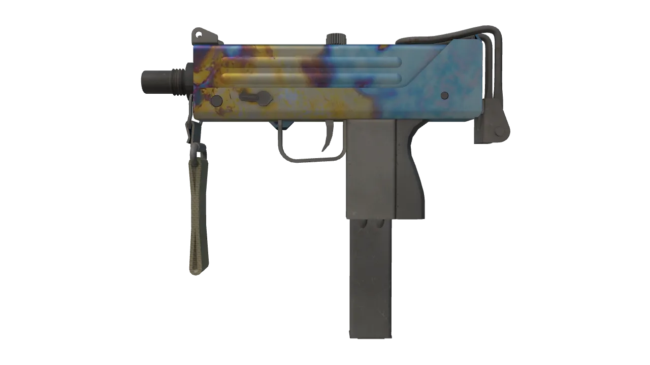 MAC-10 | Case Hardened seed #959, front