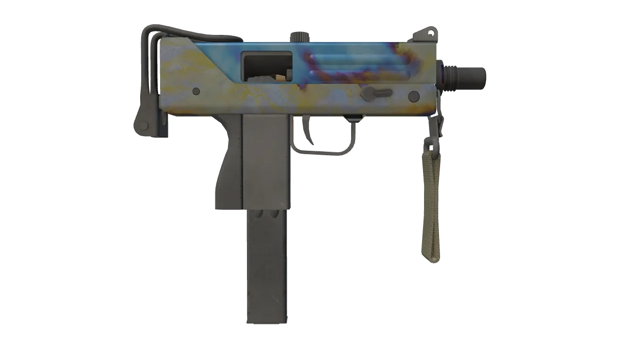 MAC-10 | Case Hardened seed #960, back
