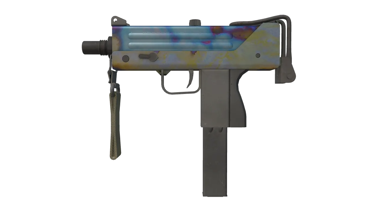 MAC-10 | Case Hardened seed #960, front