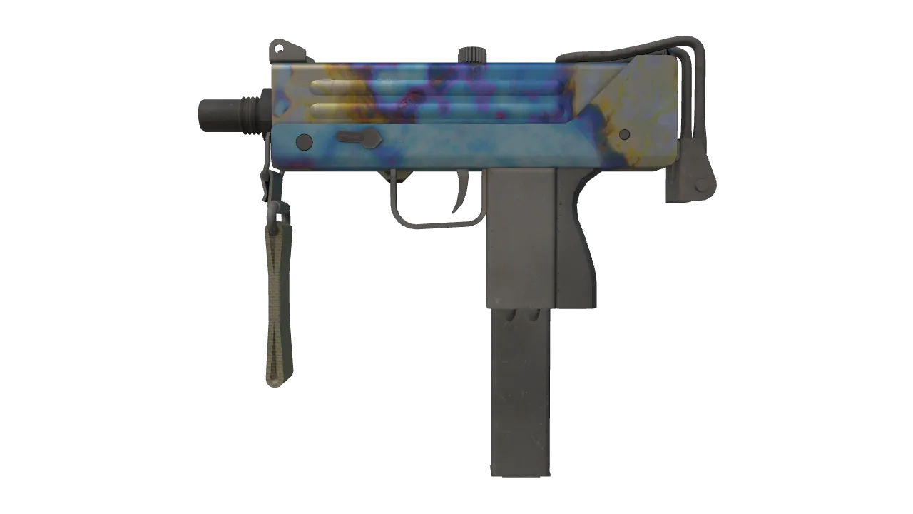 MAC-10 | Case Hardened seed #964, front