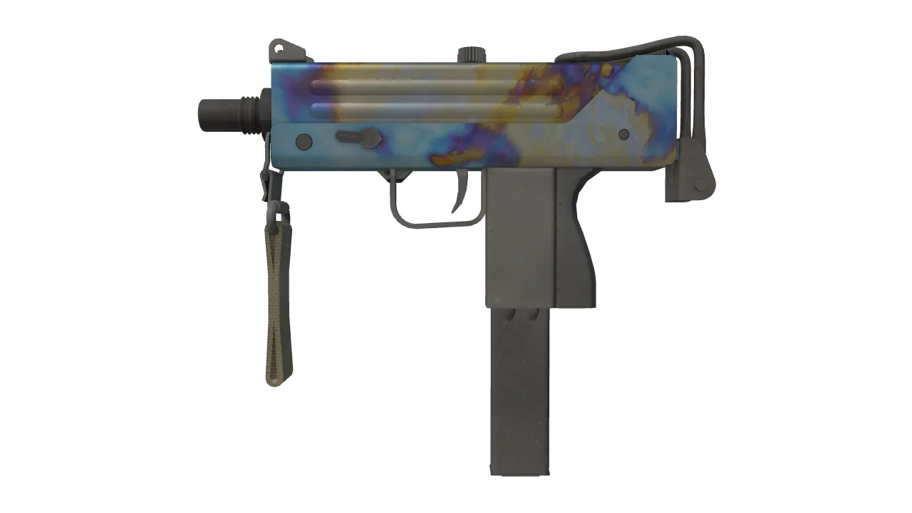 MAC-10 | Case Hardened seed #979, front