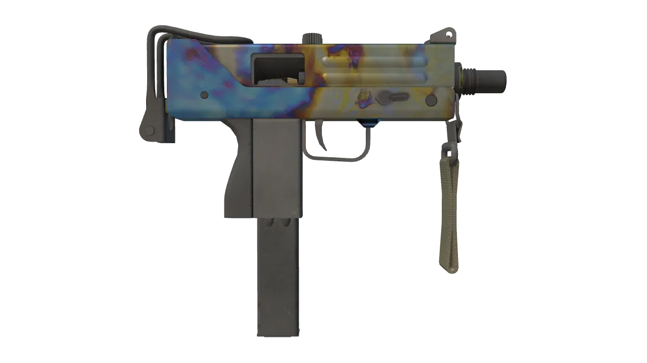 MAC-10 | Case Hardened seed #982, back