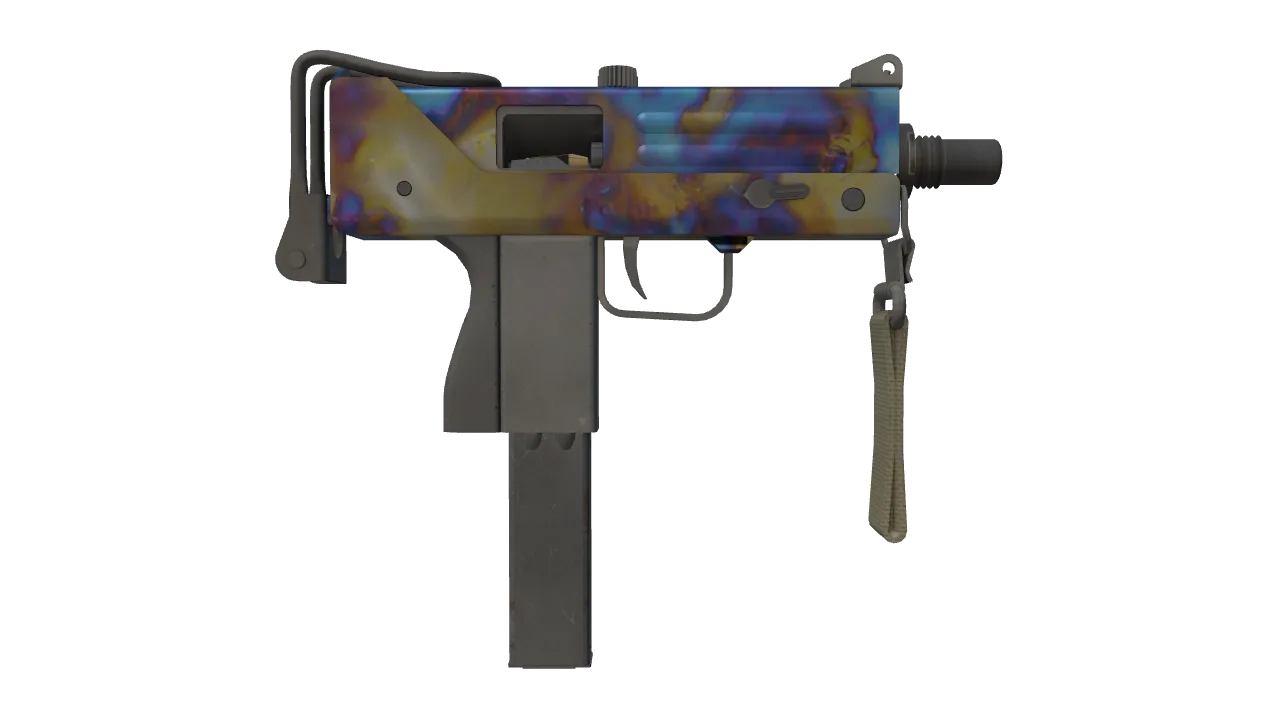 MAC-10 | Case Hardened seed #995, back