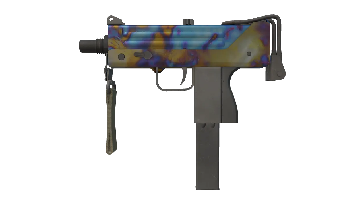 MAC-10 | Case Hardened seed #995, front